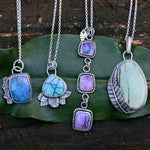Sterling opal pendant #3