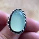 Green Chalcedony Ring #2