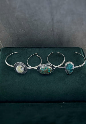 White Buffalo Turquoise cuff