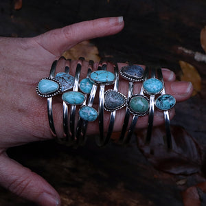 Classic turquoise stacking cuff #8