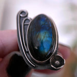 Labradorite ring #6