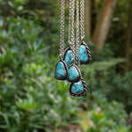 White water turquoise pendant #1