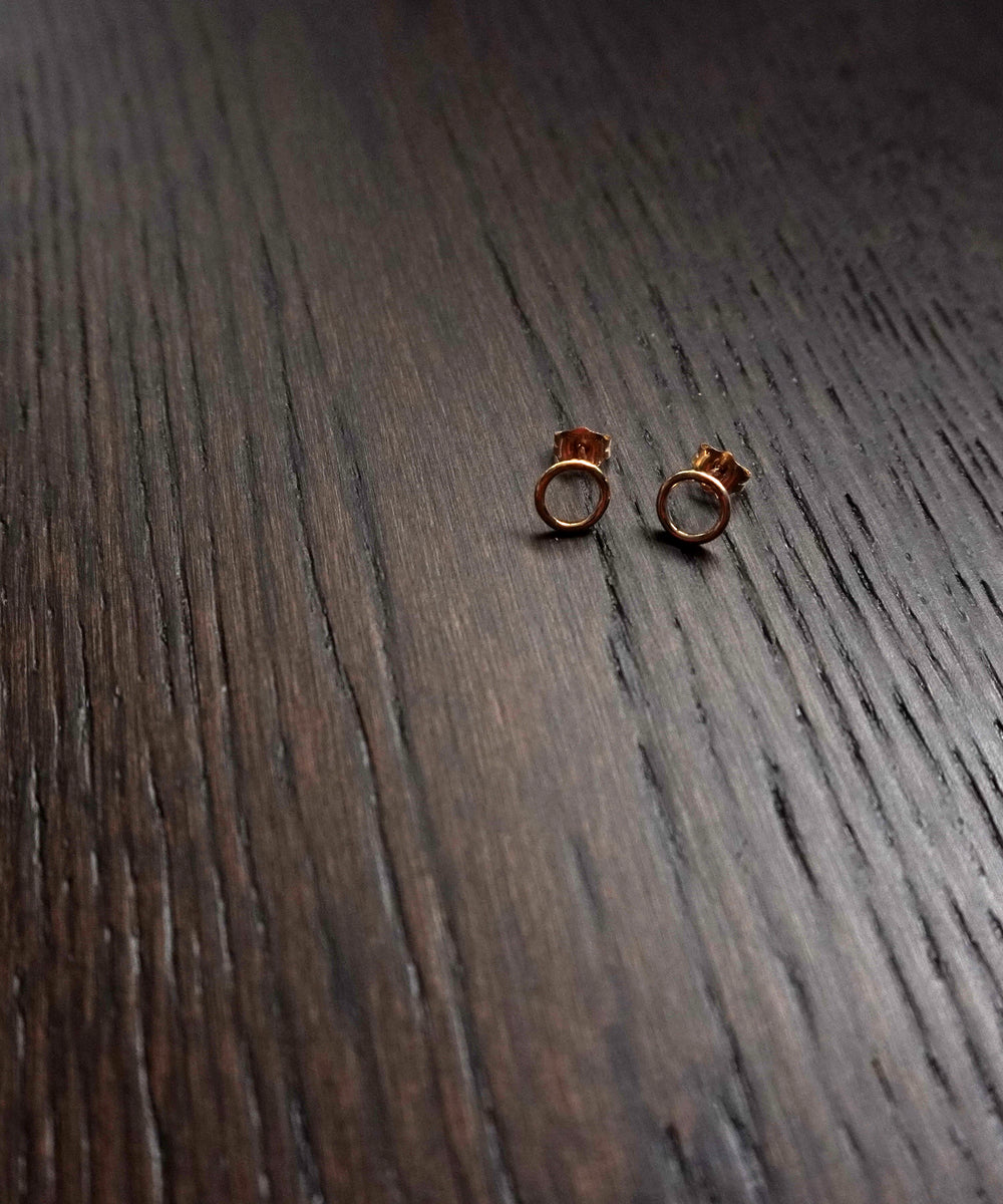 14k Gold fill circle studs