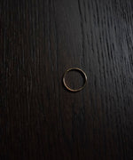 Gold fill hammered ring