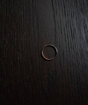 Gold fill hammered ring