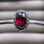 Rhodolite Garnet Night sky cuff