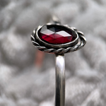 Rhodolite Garnet Night sky cuff