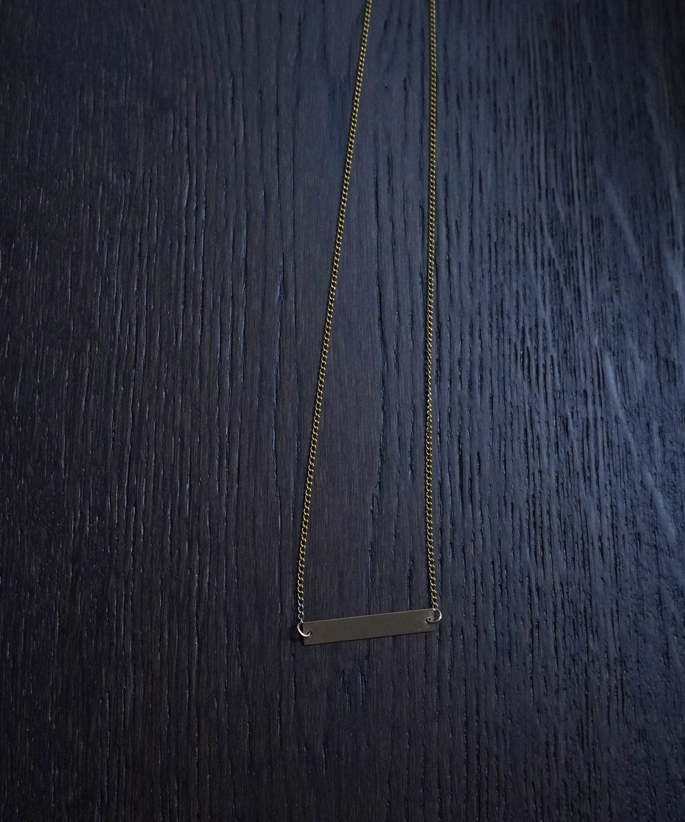 Gold fill bar chain