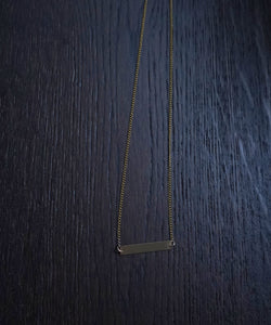 Gold fill bar chain