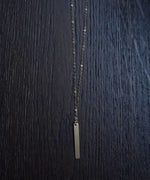 Gold fill bar drop chain