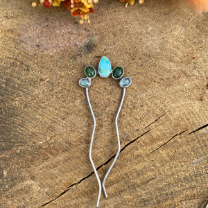 Sonoran Turquoise hair fork