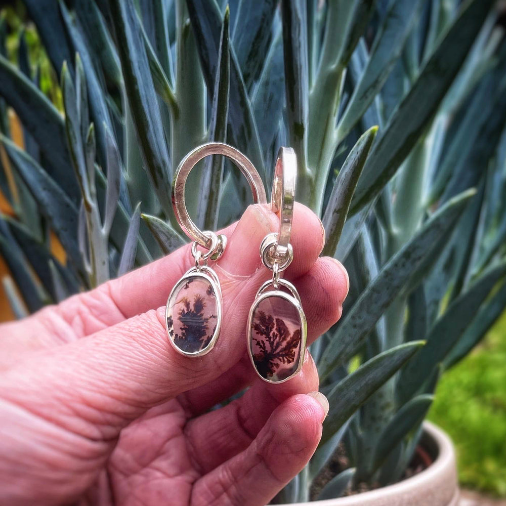 Fiori hoop earrings