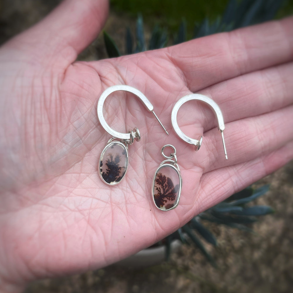 Fiori hoop earrings