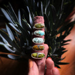 Horizon Turquoise Ring - Green American mined turquoise