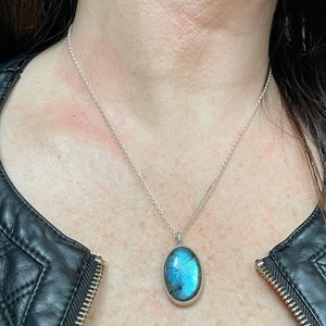 Labradorite Oval pendant