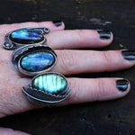 Labradorite ring #6