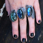Labradorite ring #6