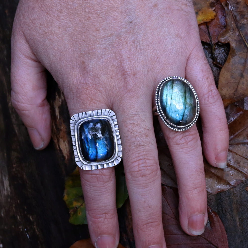 Labradorite ring #1