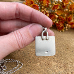 Large Opal Padlock pendant