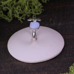 Coober Pedy opal Lotus ring size 8.75