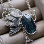 Moss Kyanite mini garland pendant