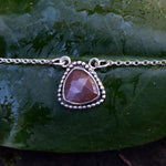 Chocolate moonstone bracelet