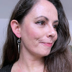 Needle earrings