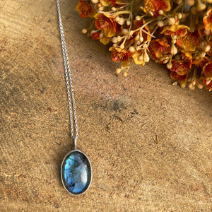 Labradorite Oval pendant