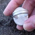 Pink petalite ring
