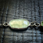 Prehnite bracelet