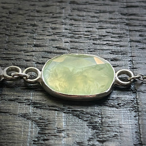 Prehnite bracelet