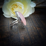 Rose quartz ring size 8.5