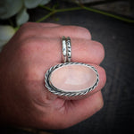Rose quartz ring size 8.5
