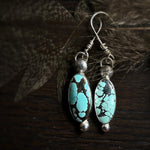 Reverie earrings - Blue American Turquoise