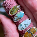 Horizon Turquoise Ring - Green American mined turquoise