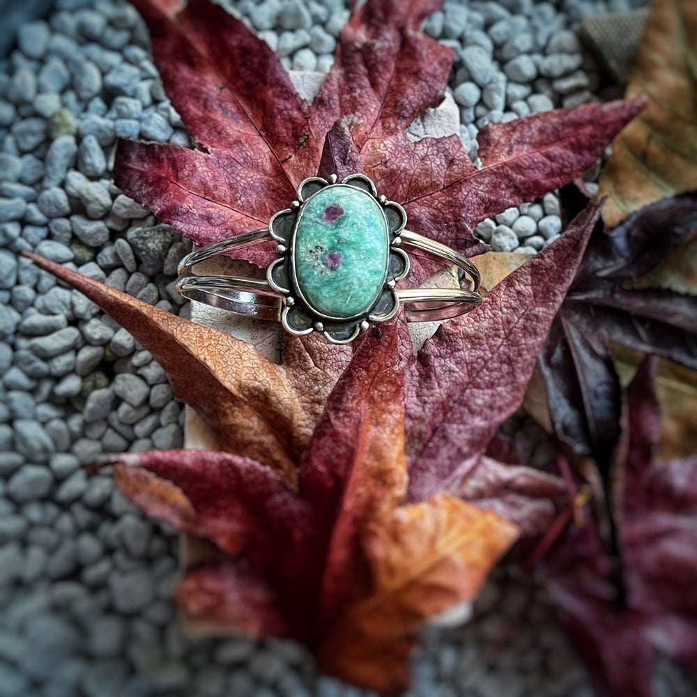 Ruby Fuchsite 7" Cuff