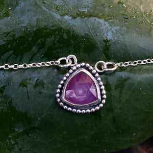 Star sapphire bracelet