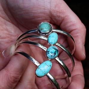 Classic turquoise stacking cuff #8