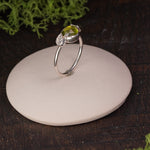 Vesuvianite leaves ring