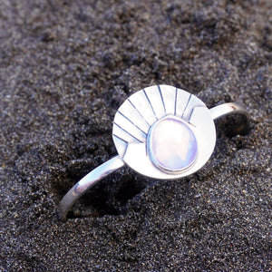 Lavender quartz sunrise cuff