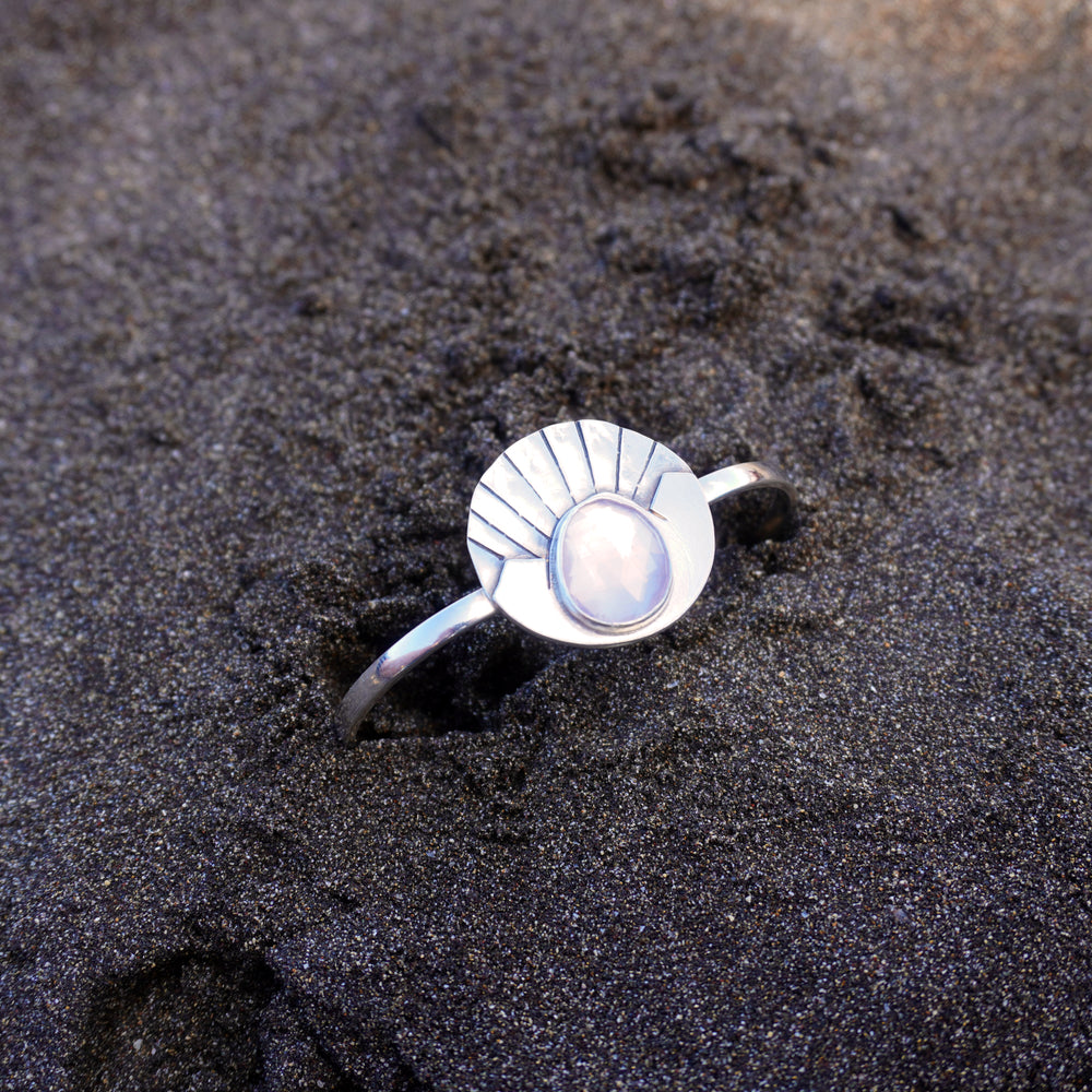 Lavender quartz sunrise cuff