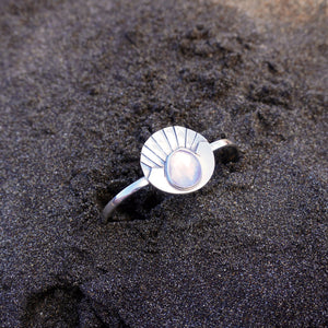Lavender quartz sunrise cuff
