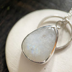 Moonstone lariat necklace