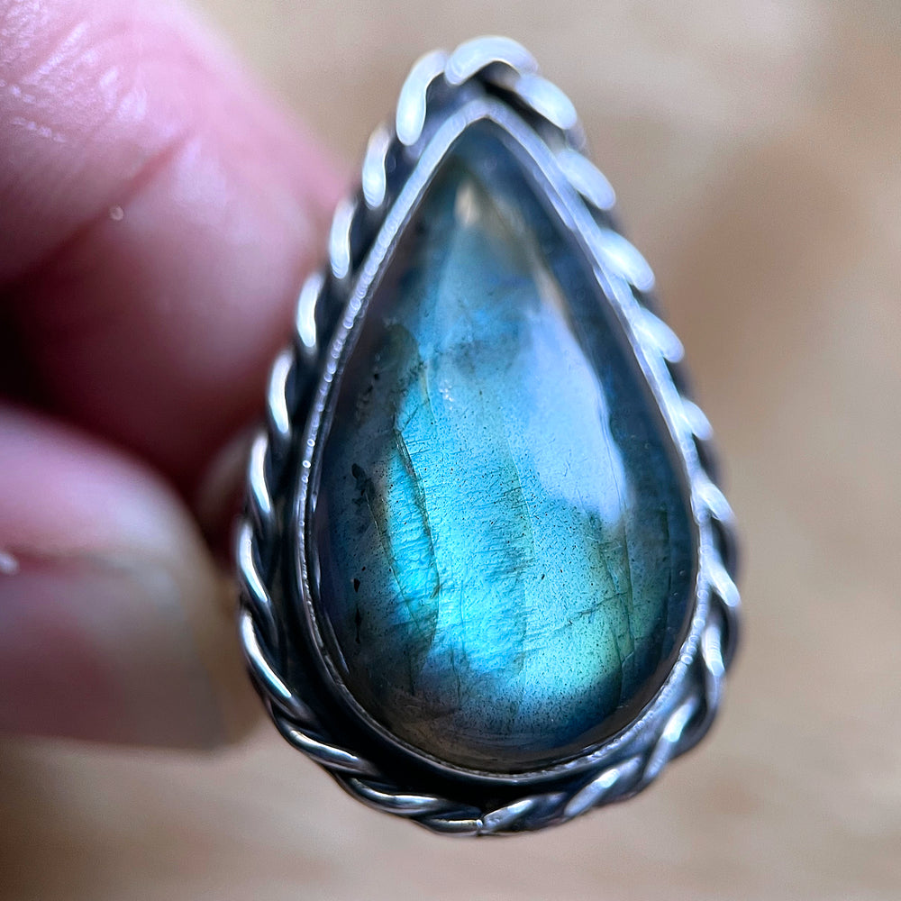 Labradorite ring #4