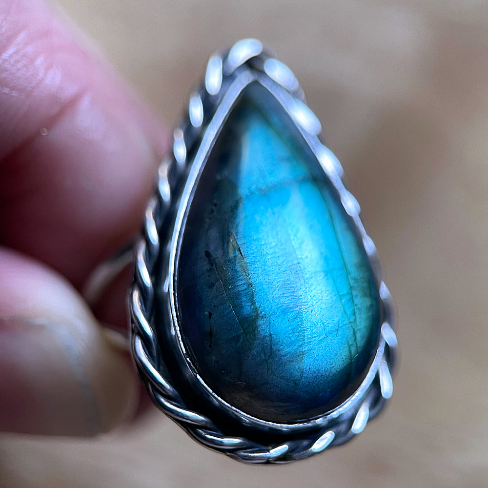 Labradorite ring #4