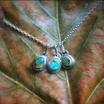 Mini turquoise pendants