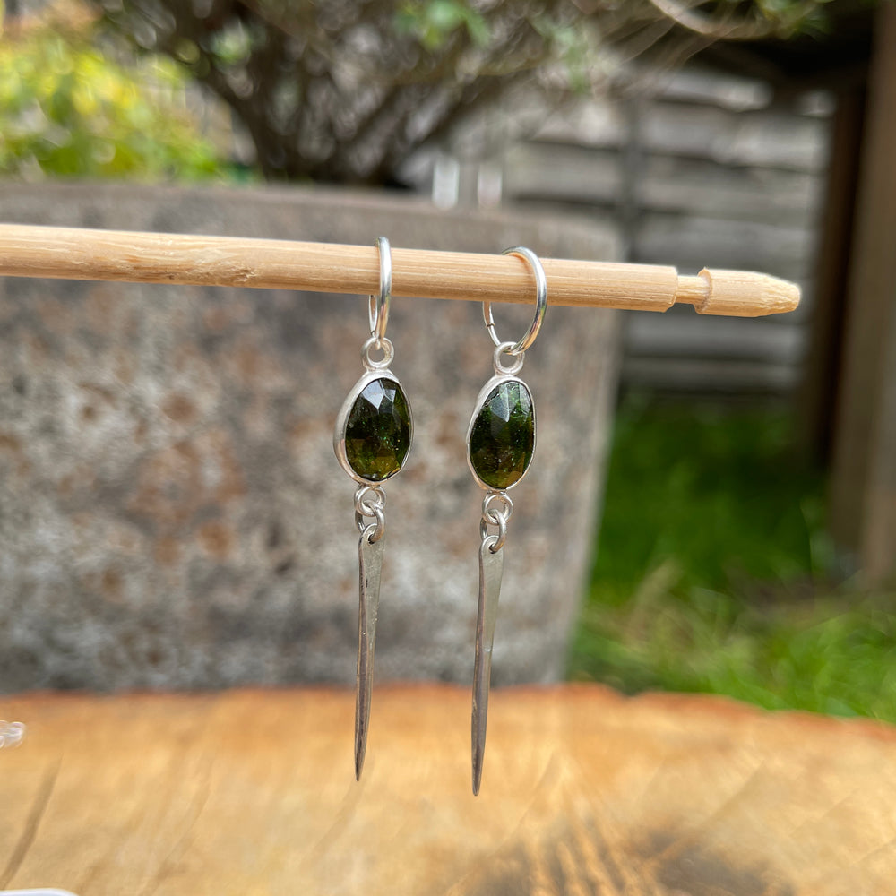Needle earrings
