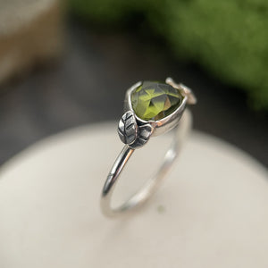 Vesuvianite leaves ring