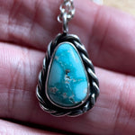 White water turquoise pendant #1