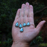 White water turquoise pendant #1